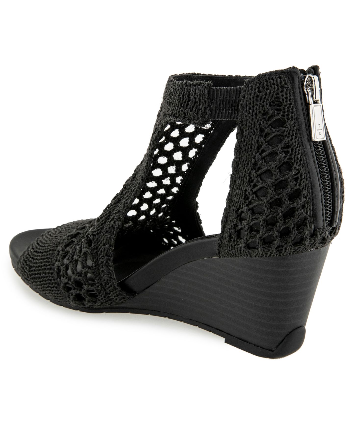 Женские сандалии Kenneth Cole Reaction Gracie Wedge, цвет: Чёрный — фото 6