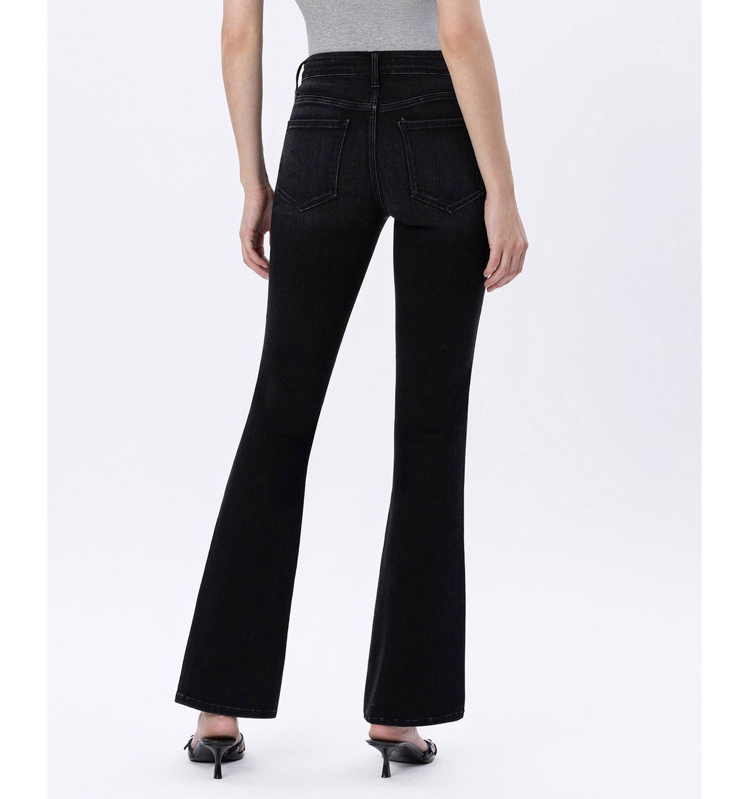 Women's Mid Rise Full Length Bootcut Jeans