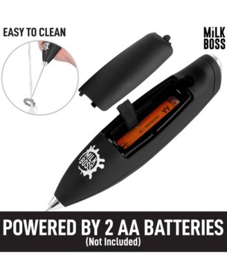 Milk Boss Milk Frother With Holster Stand