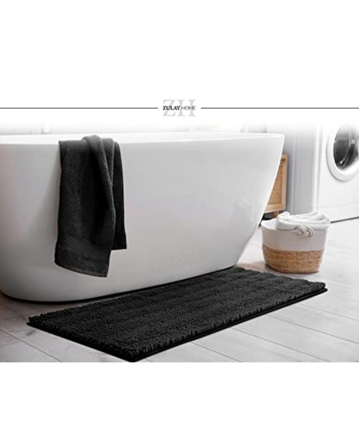 Soft Shaggy Bathroom Rug 47x17 inch