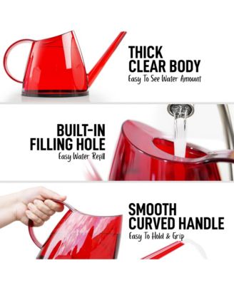 Small Watering Can with Long Slim Spout for Indoor Plants, 47oz