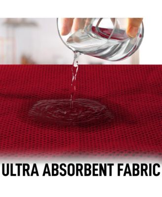 6 Pack 100% Cotton Waffle Weave - 12x12” Super Absorbent Dish Towels for Kitchen