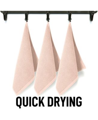 6 Pack 100% Cotton Waffle Weave - 12x12” Super Absorbent Dish Towels for Kitchen