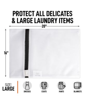 Large Reusable 3 pack Mesh Laundry Bags for Delicates and Washing Machine