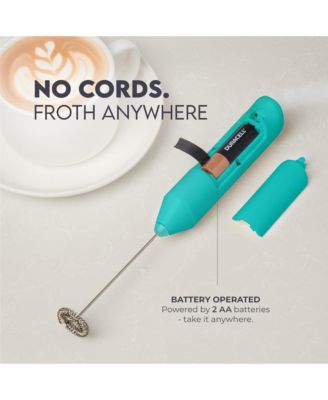 FrothMate Powerful Portable & Compact Milk Frother - No Stand Electric Whisk