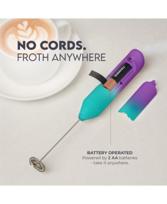 FrothMate Powerful Portable & Compact Milk Frother - No Stand Electric Whisk