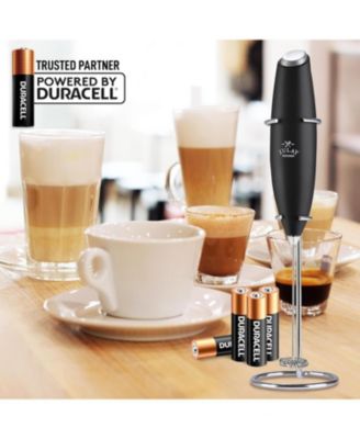 Powerful Milk Frother 4 Duracell Batteries Included