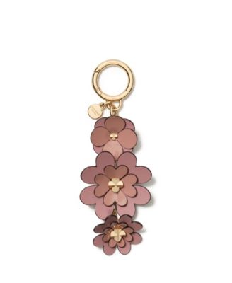 Mixed Material Spade Flower Bag Charms