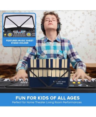 Portable Piano Keyboard & Microphone