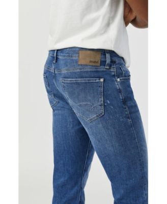 Men's Marcus Slim Straight Leg Jeans in Mid Foggy Feather