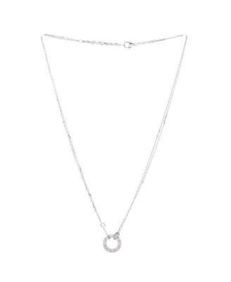 2 Diamonds Love Pendant Necklace