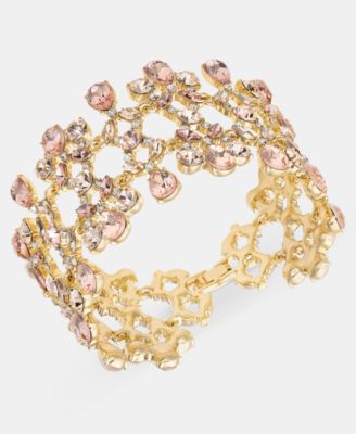 Crystal Cluster Statement Bracelet