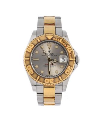 Oyster Perpetual Yacht-Master Automatic Watch in Stainless Steel and Gold 35mm