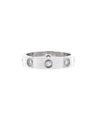 Love Wedding Band 8 Diamonds Ring