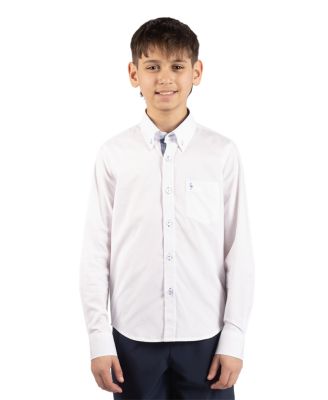 Big Boys Signature Oxford Long Sleeve Shirt
