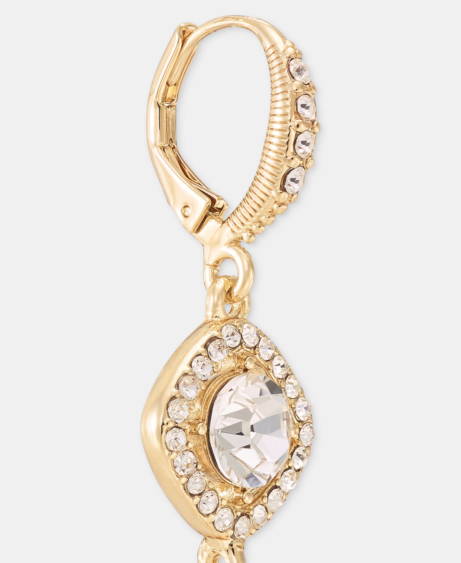 Crystal Double Drop Earrings