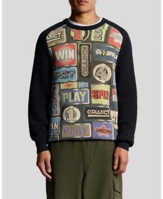 Men's Fruit Machine Graphic Crew Neck Jumper
