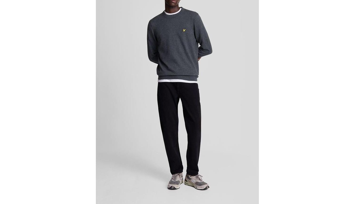 Men's Cotton Merino Crew Neck Sweater