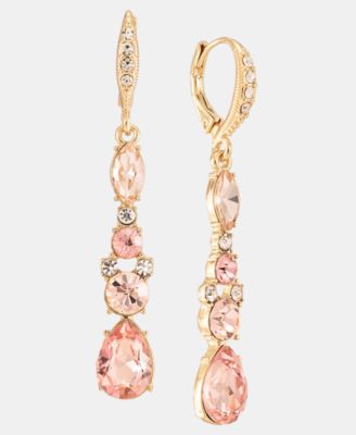 Crystal Linear Drop Earrings