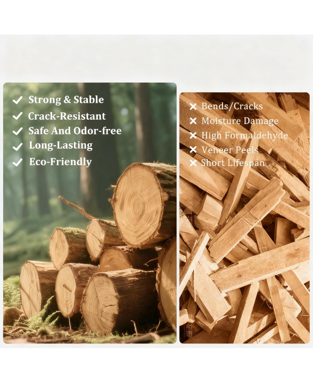 Yigii Solid Wood 9-Hook Coatrack with Wheels & Fabric Basket