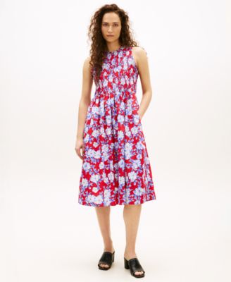 Women's Smocked Midi Dress