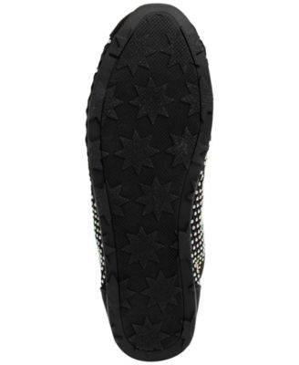 Women's Flirt Rhinestone Mesh Lace-Up Sneakers