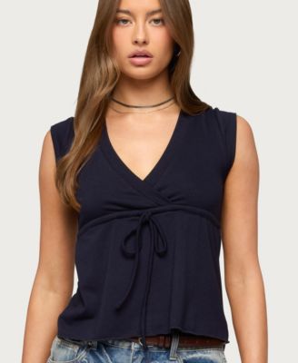 Women's Rusanna V Neck Babydoll Top