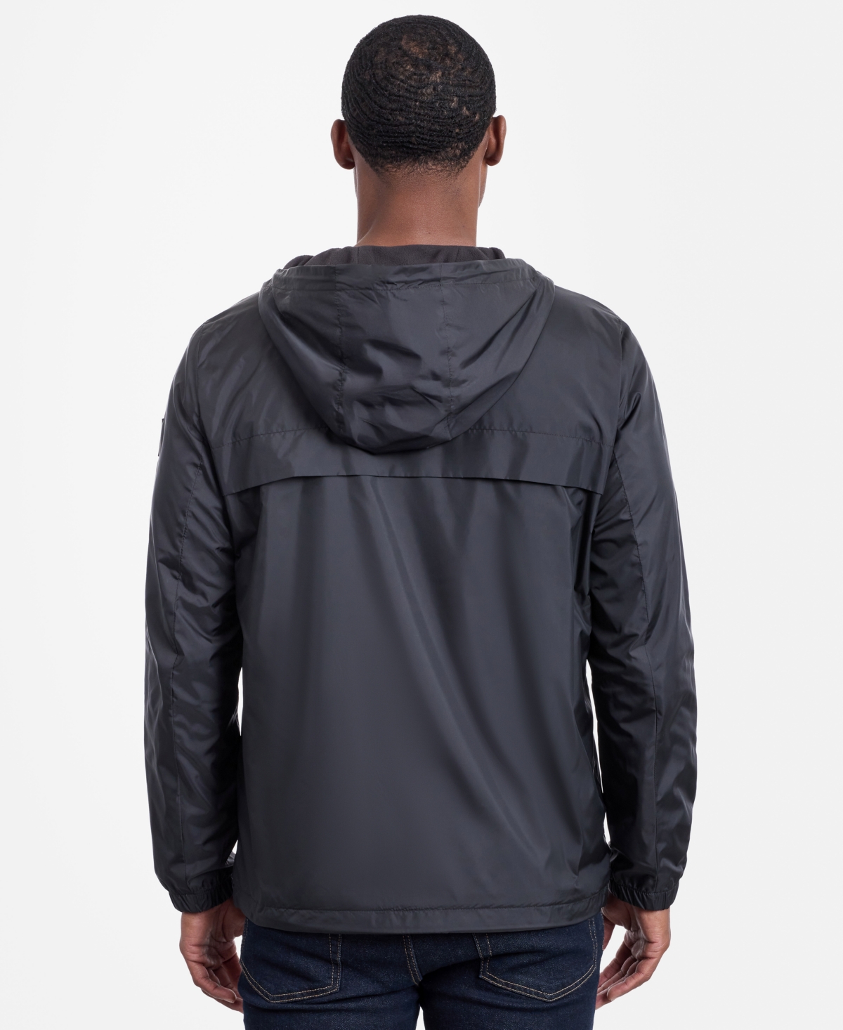 Calvin Klein Men's Logo Hooded Windbreaker
