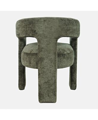 Gwen Modern Luxury Jacquard Fabric Upholstered Sculpture Armchair