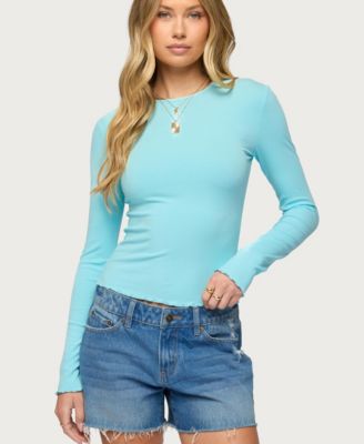 Women's Galah Ribbed Long Sleeve T Shirt