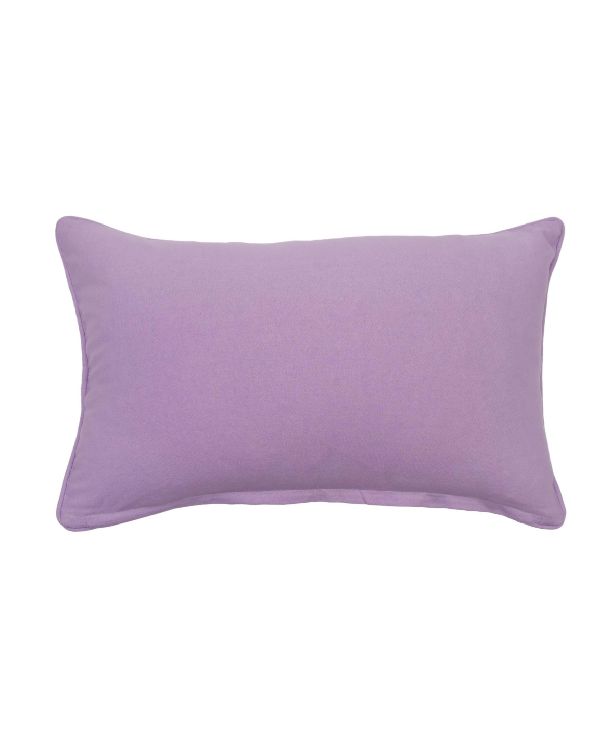 C&F Home Lavender & Cat Village Market Jardin de Fleurs Countryside Graphic Print Embroidered Throw Pillow, 14" x 22