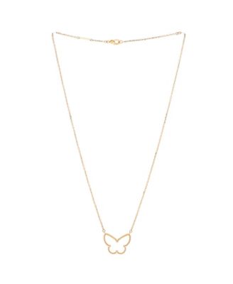 Lucky Alhambra Butterfly Pendant Necklace