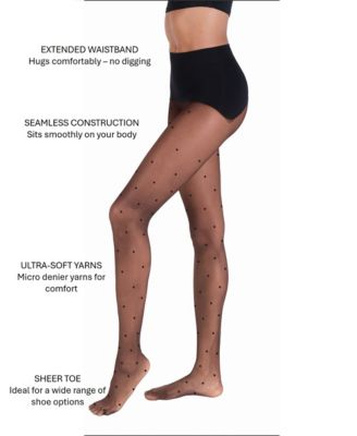 Women's Seamless Dot Tights
