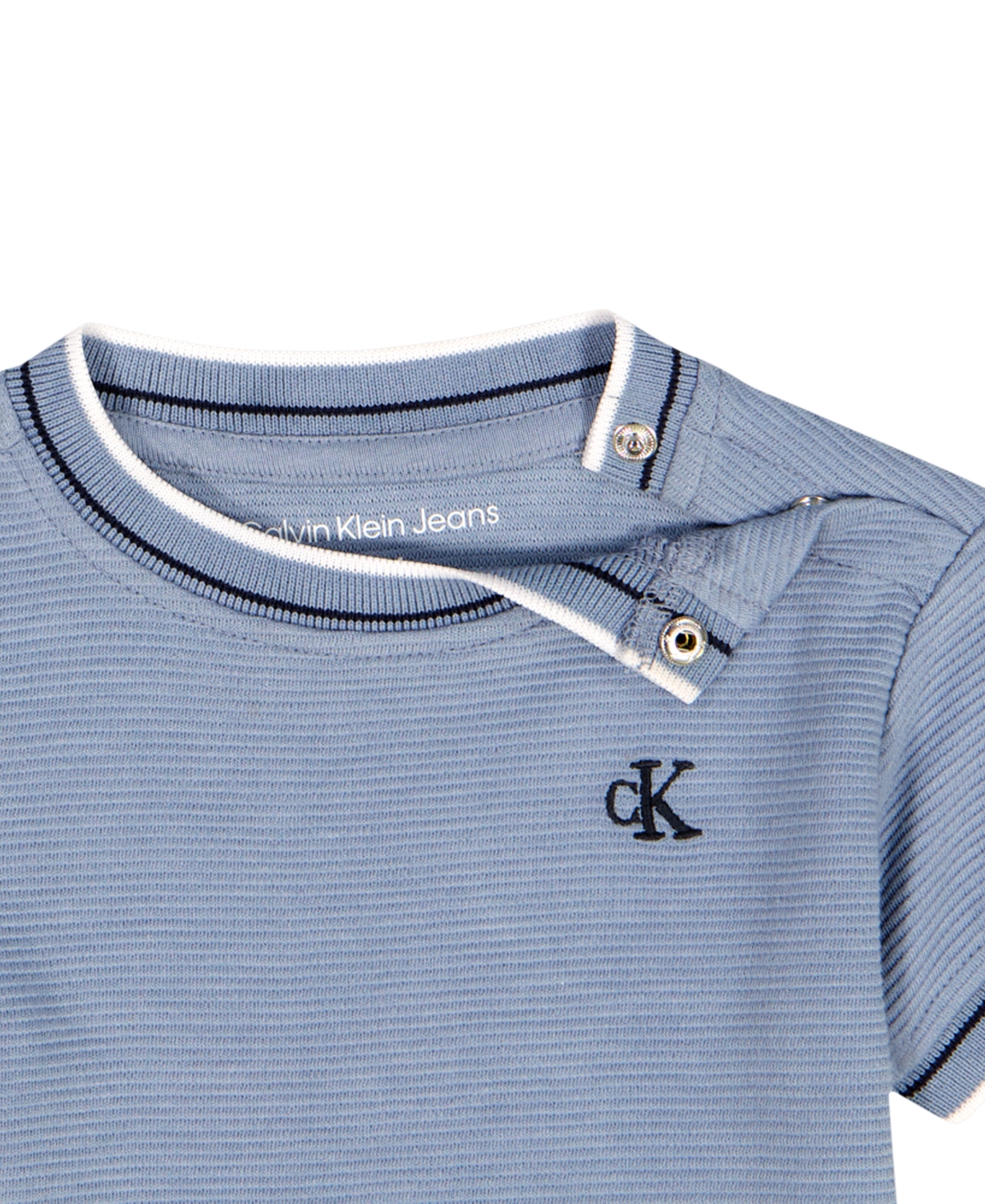 Calvin Klein Baby Boys' Short-Sleeve T-Shirt and Shorts, 2-Piece Set