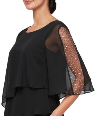 Women's Matte Embellished Sleeve Jumpsuit