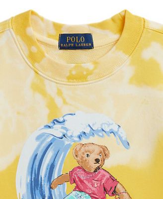 Boys' 2-7 Polo Bear Terry Short-Sleeve Sweatshirt