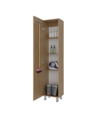 Vegas Storage Cabinet for Laundry Room with Fixed Shelves
