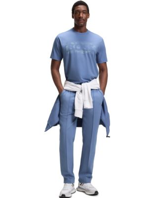 Men's Stretch-Cotton Logo Artwork T-Shirt