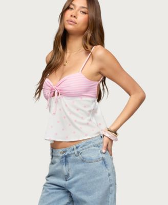 Women's Tilly Mixed Print Top