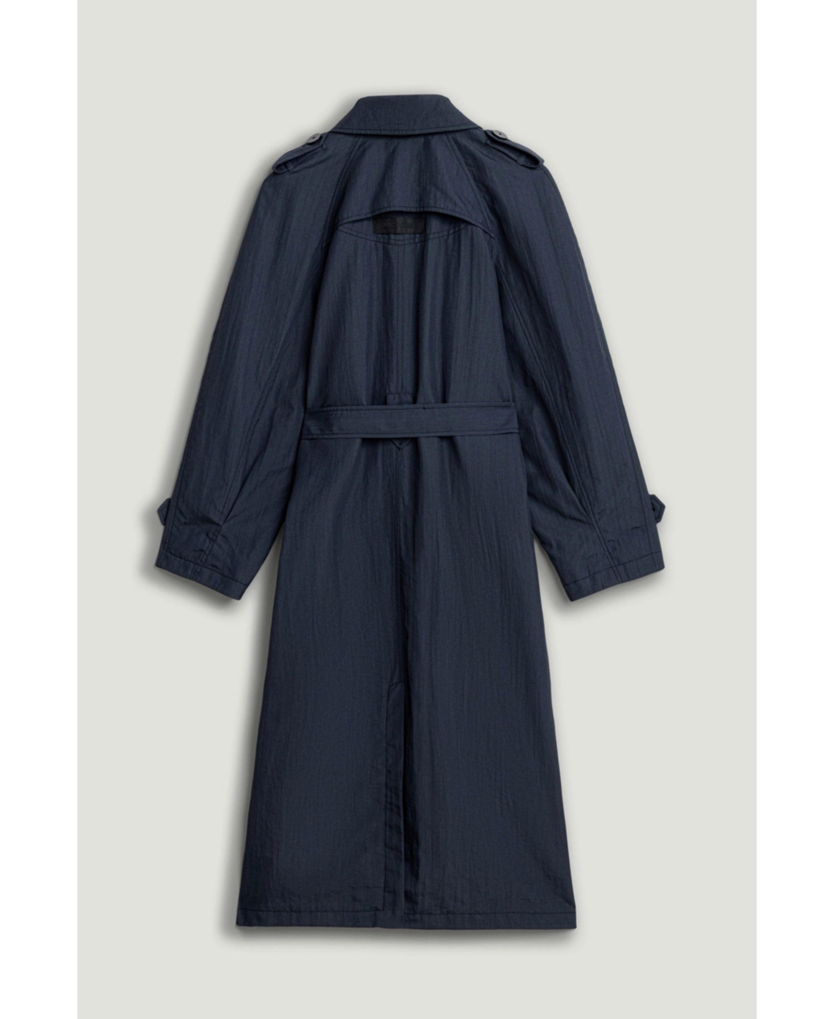 Nocturne Women's Single-Breasted Cotton Trench Coat