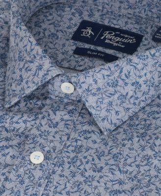 Penguin Men's Emory Floral Print Dress Shirt