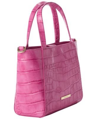 Mona Alba Small Leather Crossbody Tote Bag