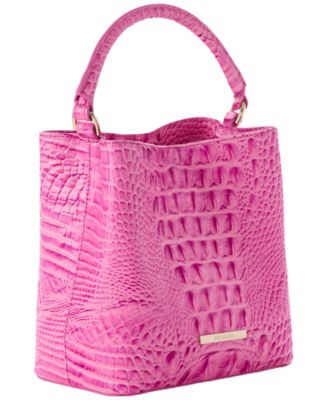 Amelia Mini Leather Crossbody Bucket Bag