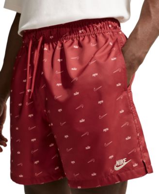 Men's Elastic Waistband Woven Shorts
