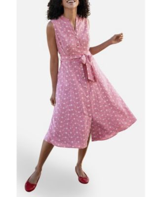 Women's Broderie Embroidered Shirt Dress