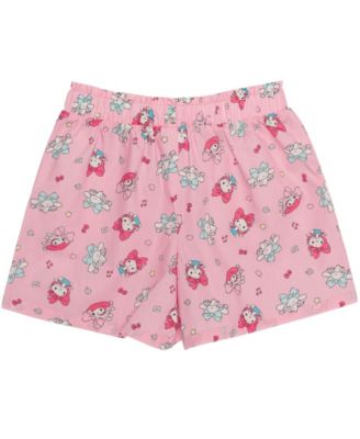 Girls' 2T-6X Crewneck Top and Elastic Shorts, 2-Piece Set