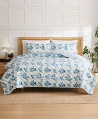 Floral Braelyn 3-Pc. Quilt Set, King