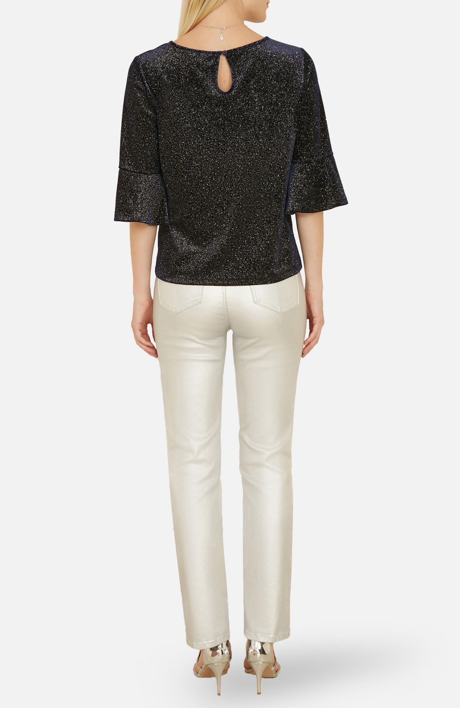 Women's Fluted Sleeve Relaxed Fit Top