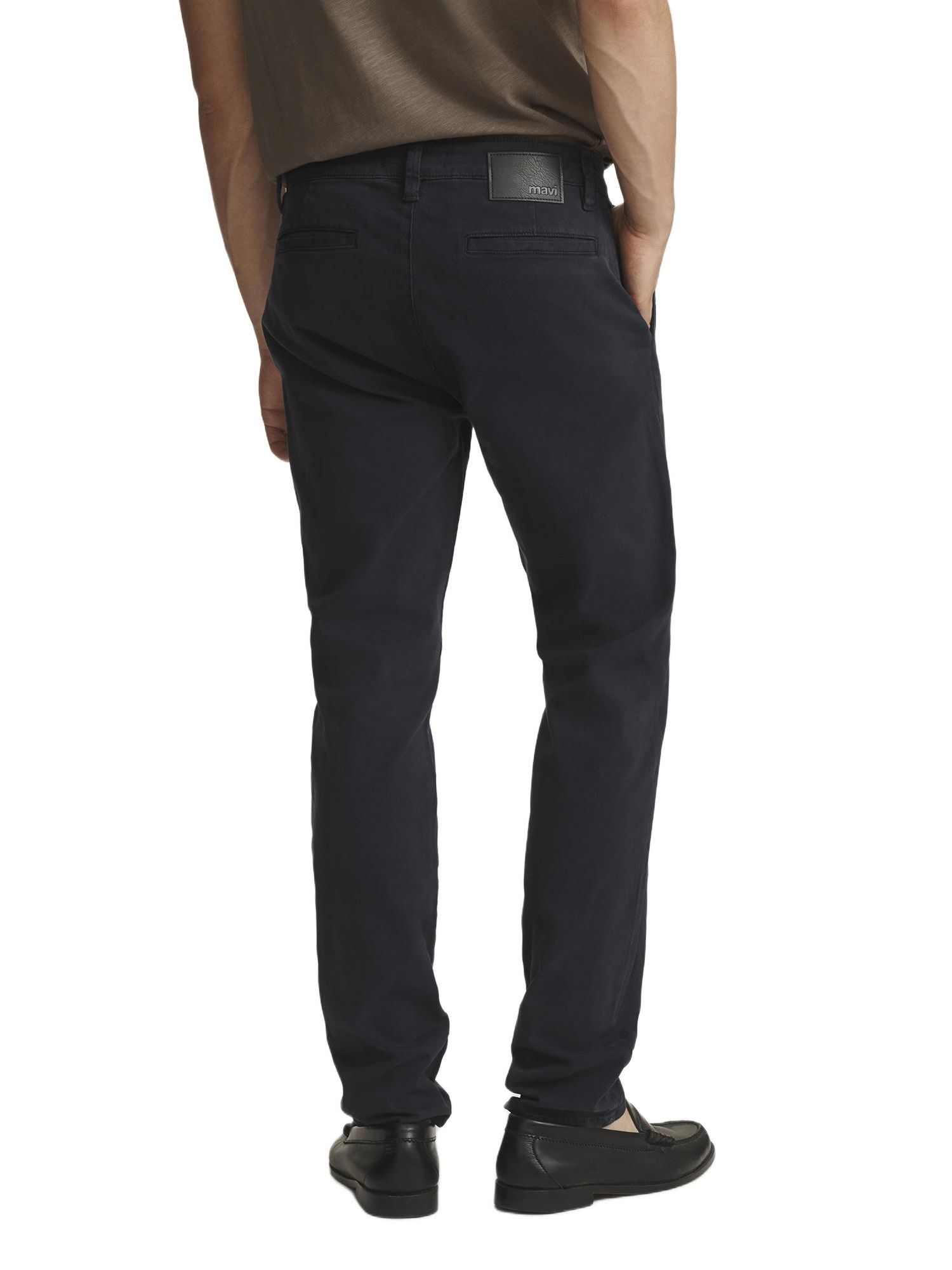 Men's Milton Slim Straight Chino Pants In Casual Twill Pants