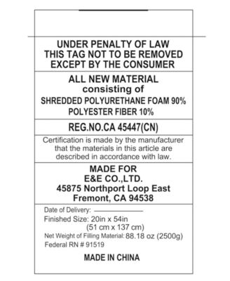 Lumi Cooling Body Pillow, 20" x 54"